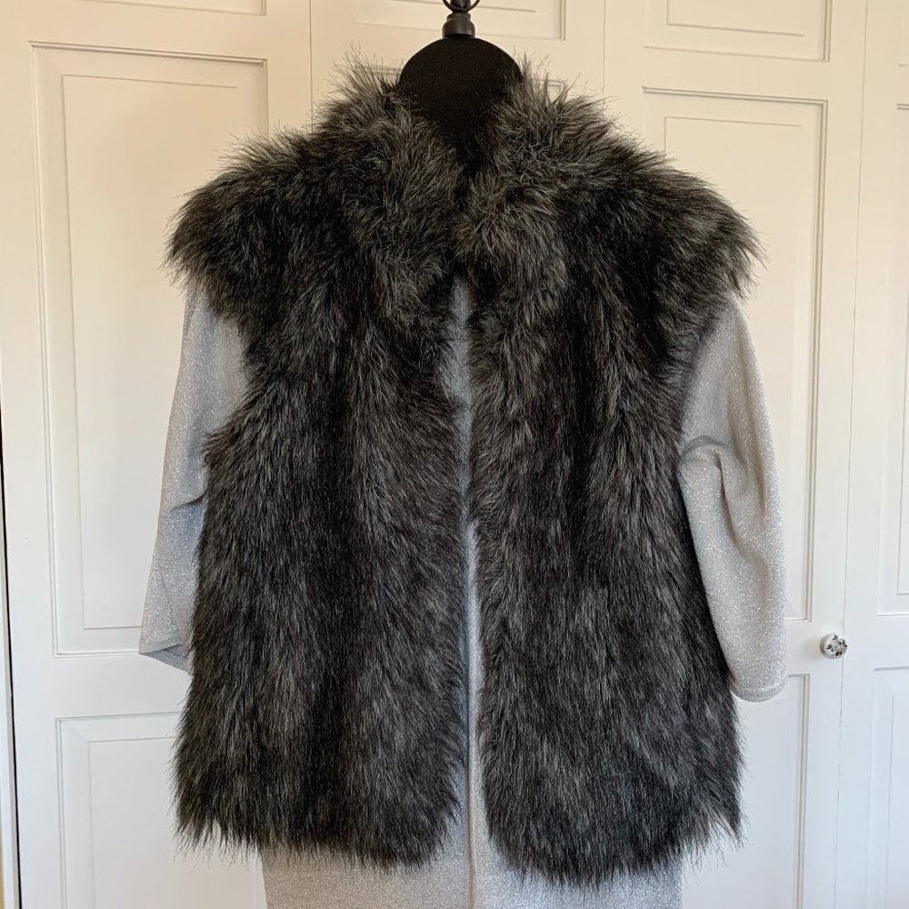 Vintage Ann Taylor Faux Fur Vest